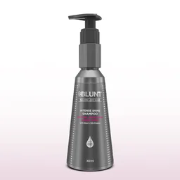 Bblunt BBLUNT Intense Shine Shampoo 300ml with Rice & Silk Protein | 23X* Shinier Hair | Enhances Gloss, Softness & Smoothness | Gentle Daily Cleanse | Suitable for All Hair Types
