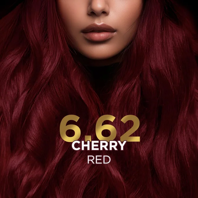 Bblunt BBLUNT Salon Secret High Shine Conditioning Hair Colour Cherry Red 6.62 | With MaliPeptide BondTech | No Ammonia, Long Lasting, 100% Grey Coverage | Salon-Like Shine at Home