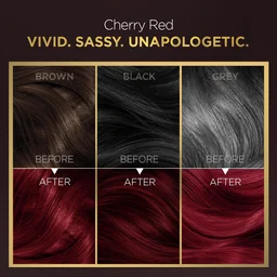 Bblunt BBLUNT Salon Secret High Shine Conditioning Hair Colour Cherry Red 6.62 | With MaliPeptide BondTech | No Ammonia, Long Lasting, 100% Grey Coverage | Salon-Like Shine at Home