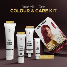 Bblunt BBLUNT Salon Secret High Shine Conditioning Hair Colour Cherry Red 6.62 | With MaliPeptide BondTech | No Ammonia, Long Lasting, 100% Grey Coverage | Salon-Like Shine at Home