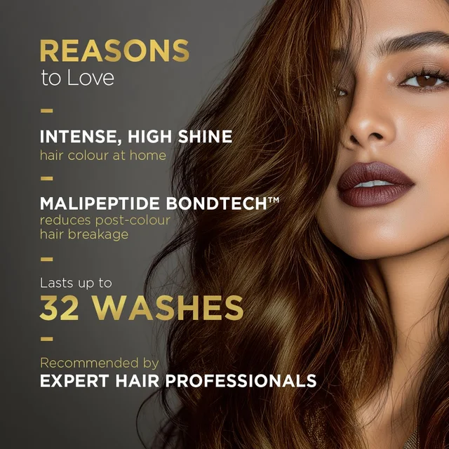 Bblunt BBLUNT Salon Secret High Shine Conditioning Hair Colour Honey Light Golden Brown 5.32 | With MaliPeptide BondTech | No Ammonia, 100% Grey Coverage, Long Lasting | Salon-Like Shine at Home