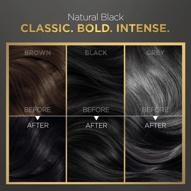 Bblunt BBLUNT Salon Secret High Shine Conditioning Hair Colour Natural Black 1 | With MaliPeptide BondTech | No Ammonia, 100% Grey Coverage, Long Lasting Colour | Salon Shine at Home