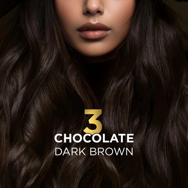 Bblunt BBLUNT Salon Secret High Shine Hair Colour | Chocolate Dark Brown 3 | With MaliPeptide BondTech� | No Ammonia | 100% Grey Coverage | Long Lasting | Salon-Like Shine at Home