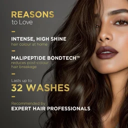 Bblunt BBLUNT Salon Secret High Shine Hair Colour | Chocolate Dark Brown 3 | With MaliPeptide BondTech� | No Ammonia | 100% Grey Coverage | Long Lasting | Salon-Like Shine at Home
