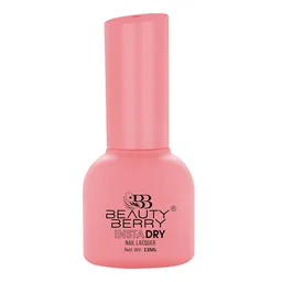 Beauty Berry Insta Dry Nail Lacquer Blushing Bride 26 - 13ml | Quick-Dry & Long-Lasting | High Shine & Smooth Application | Elegant Pink Shade for Sophisticated Nails?
