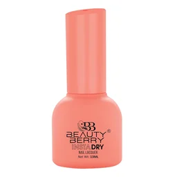 Beauty Berry Insta Dry Nail Lacquer Oyster Pink 22 - 13ml | Quick-Dry & Long-Lasting | High Shine & Smooth Application | Elegant Oyster Pink Shade for Sophisticated Nails