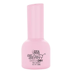 Beauty Berry Insta Dry Nail Lacquer Pink Lace 56 - 13ml | Quick-Dry & Long-Lasting | High Shine & Smooth Application | Elegant Pink Shade for Beautiful Nails