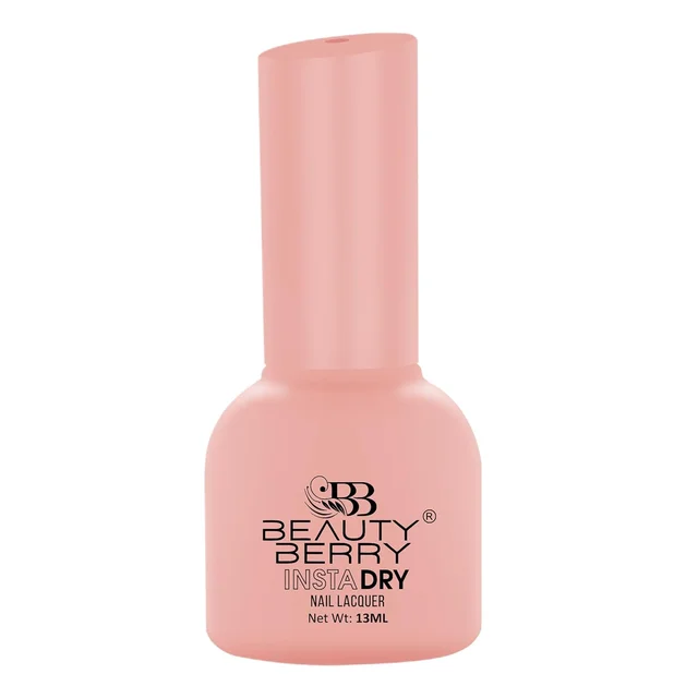 Beauty Berry Insta Dry Nail Lacquer Pink Please 68 - 13ml | Quick-Dry & Long-Lasting | High Shine & Smooth Application | Vibrant pink shade adds a lively touch