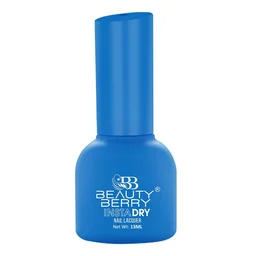 Beauty Berry Insta Dry Nail Lacquer Splash 18- 13ml | Quick-Dry & Long-Lasting | High Shine & Smooth Application | Vibrant Blue Shade for Striking Nails
