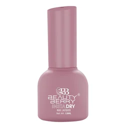 Beauty Berry Insta Dry Nail Lacquer True Love 43 - 13ml | Quick-Dry & Long-Lasting | High Shine & Smooth Application | Romantic Pink Shade for Elegant Nails