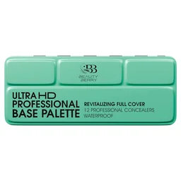 Beauty Berry Ultra HD Professional Base Palette | 12 Concealers | Waterproof & Revitalizing Formula | Full-Coverage, Lightweight, Long-Lasting & Blendable