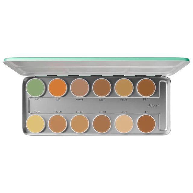 Beauty Berry Ultra HD Professional Base Palette | 12 Concealers | Waterproof & Revitalizing Formula | Full-Coverage, Lightweight, Long-Lasting & Blendable