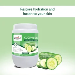 Bee One Cucumber Facial Massage Cream 900ml | Enriched with Cucumber Extracts for Deep Moisturizing & 24H Hydration | Soothes, Nourishes & Refreshes Skin | Paraben-Free & Vegan