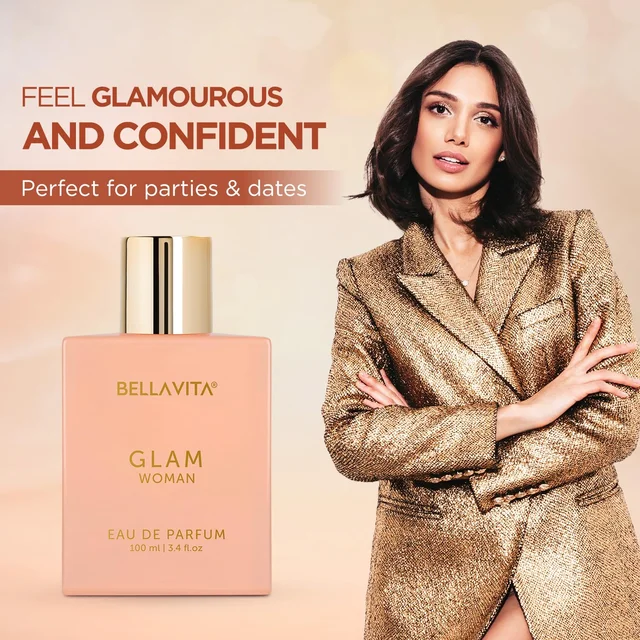 Bella Vita Glam Perfume For Women, 100 ml | Long Lasting Premium EDP Fragrance