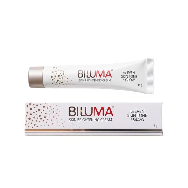 Galderma Biluma Skin Brightening Cream 15g | Kojic Acid & Arbutin Formula for Even Skin Tone & Radiance | Reduces Pigmentation, Dark Spots & Discoloration | Lightweight & Non-Greasy