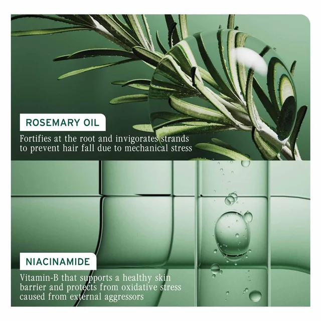 Biolage Full Rescue Anti-Breakage Shampoo 400ml | Shampoo for Hair Fall & Breakage | Rosemary Oil & Niacinamide | Stronger Hair
