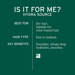 Biolage Hydra Source Deep Treatment Mask 500ml | Hair Mask for Dry Hair | Deep Hydration & Conditioning | Soft, Smooth & Nourished Hair (Additional ₹99 charged due to excess shipment weight) - 500g