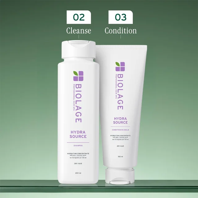 Biolage Hydra Source Anti-Dryness Conditioner 100ml | Conditioner for Dry Hair | Deep Hydration, Soft & Moisturized Hair