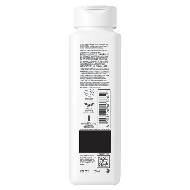 Biolage Smooth Proof Anti-Frizz Shampoo 200ml | Shampoo for Dry & Frizzy Hair | Frizz Control, Smooth & Shiny Hair