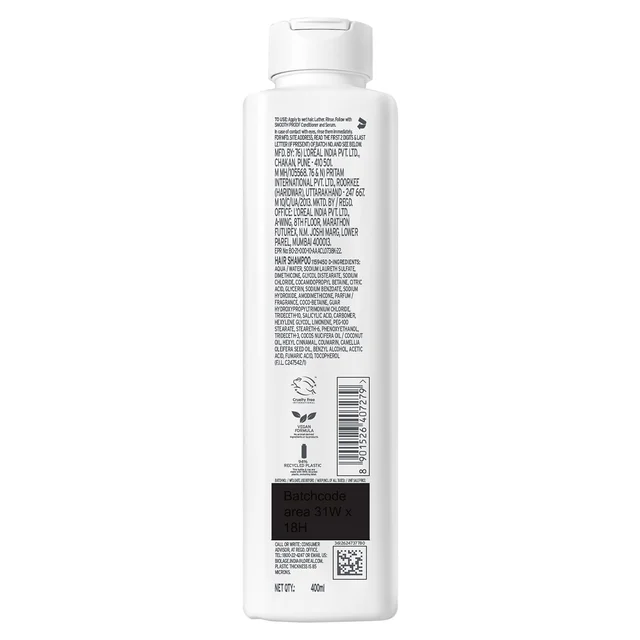 Biolage Smooth Proof Anti-Frizz Shampoo 400ml | Shampoo for Dry & Frizzy Hair | Frizz Control, Smooth & Shiny Hair