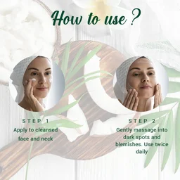 Biotique Coconut Brightening Instant Glow Cream 50gm | for Healthy Skin | Reduces Dark Spots and Protects Ageing | Radiant & Even Skin Tone | Instant Glow Cream | Lightweight and Non-Greasy | 100% Botanical Extracts| All Skin Types |