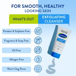 Cetaphil Face Wash Daily Exfoliating Cleanser For All Skin Types, 178ml