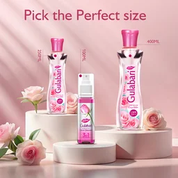 Dabur Gulabari Rose Glow Face Cleanser 100ml | For All Skin Types | 3-in-1 Cleanser | Cleans, Balances & Hydrates Skin | Gentle & Refreshing
