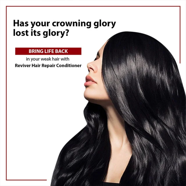 De Fabulous Reviver Hair Repair Conditioner 250ml | Sulphate Free | pH Balanced | Repairs DryFrizzy Hair | Restores Smoothness, Shine & MoistureFor All Hair Types