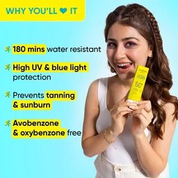 Dot & Key Lime Rush Swim + Sports Sunscreen SPF 50 PA++++ 50g| Water-Resistant 180 Mins | Sweatproof, Lightweight & Non-Greasy | Broad-Spectrum Protection