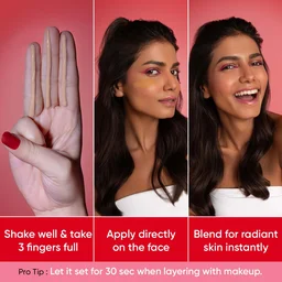 Dot & Key Caramel Strawberry Dew Tinted Sunscreen SPF 50+ PA++++ 50ml | Hydrating, Lightweight & Non-Greasy | Evens Skin Tone & Protects from UV Damage