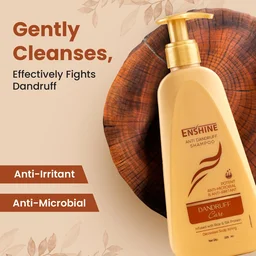 Enshine Anti-Dandruff Shampoo 225ml | With Rice & Silk Protein | Targets Dandruff at Root | Relieves Itchy Scalp & Reduces Flakes | Strengthens Hair & Scalp Health
