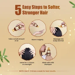 Enshine Bhringraj Hair Oil 60ml | Ayurvedic Hair Oil for Hair Fall & Dandruff Control | Strengthens Roots, Treats Itching & Scalp Folliculitis | Promotes Healthy Hair Growth
