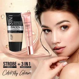 Faces Canada All Day Hydra Matte Liquid Foundation 18ml, Absolute Ivory 012 | 3-in-1 Foundation + Moisturizer + SPF 30 | Aloe Hydration, Vitamin C, 10Hr Long Wear Coverage