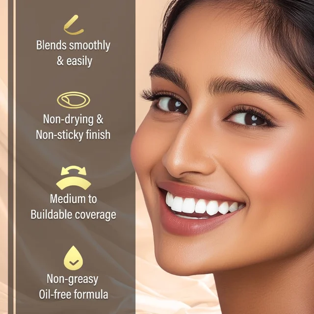 Faces Canada All Day Hydra Matte Liquid Foundation 18ml, Absolute Ivory 012 | 3-in-1 Foundation + Moisturizer + SPF 30 | Aloe Hydration, Vitamin C, 10Hr Long Wear Coverage
