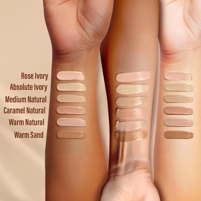 Faces Canada All Day Hydra Matte Liquid Foundation 18ml, Absolute Ivory 012 | 3-in-1 Foundation + Moisturizer + SPF 30 | Aloe Hydration, Vitamin C, 10Hr Long Wear Coverage