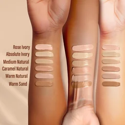 Faces Canada All Day Hydra Matte Liquid Foundation 18ml, Absolute Ivory 012 | 3-in-1 Foundation + Moisturizer + SPF 30 | Aloe Hydration, Vitamin C, 10Hr Long Wear Coverage