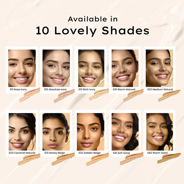 Faces Canada Flawless Matte Foundation Absolute Ivory 012 Shade 30ml | 3-in-1 Foundation, Moisturizer & Concealer | SPF 18 | 12Hr Hydration | HD Matte Coverage | Lightweight Anti-Ageing