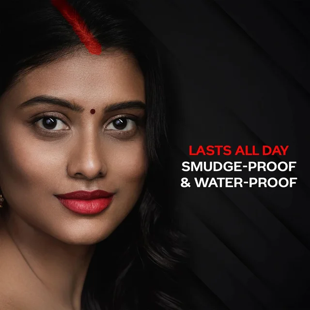Faces Canada Liquid Red Sindoor 2.5ml | Highly Pigmented Rich Color | Quick Dry & Long Lasting | Velvet Matte Finish | Waterproof & Smudge-Proof