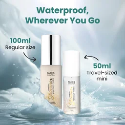 Faces Canada Ultime Pro Shimmer Makeup Fixer 50ml | Long-Lasting Makeup Setting Spray | Glamorous Shimmer Finish | Hydrates & Refreshes Skin | Alcohol-Free