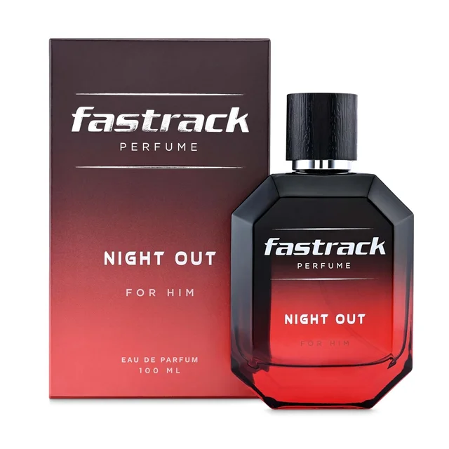 Fastrack Night out Eau de Parfum for Men 100 ml | Bold & Long-Lasting Fragrance |Notes of Lavender, Cinnamon, Patchouli & Musk | Perfect for Evening & Nighttime Wear