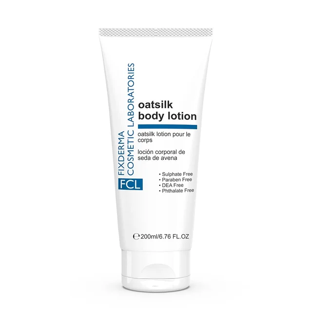 Fixderma Cosmetics Laboratories Fixderma Cosmetic LaboratoriesOatsilk Body Lotion 200ml For Dry & Rough Skin | Intensely Moisturizing Lotion | Long Lasting Hydration | Nourishes & Soothes Skin | Reduces Itching