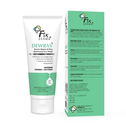 Fixderma Dewrav Barrier Repair & Pore Minimizing Face Wash 100ml | 2% Niacinamide + Cica & Ceramide | Repairs Skin Barrier, Minimizes Pores, Soothes Irritation | Normal, Dry & Sensitive Skin
