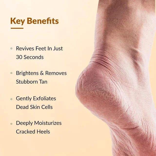 Fixderma Foobetik Foot Scrub Spray 50ml | 30 Sec Foot Facial Spray with Lactic Acid | Removes Dead Skin & Callus | Heel Softening Instant Smooth Feet SprayFoot Care for Men & Women