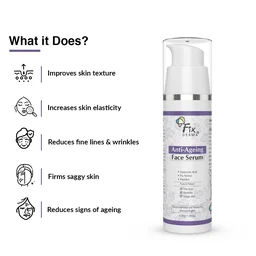 Fixderma Hyaluronic Acid Serum 30g with Pro Retinol | Anti Ageing Face Serum for Fine Lines & Wrinkles | Deep HydrationFirming | Suitable for All Skin Types