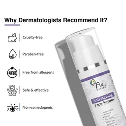 Fixderma Hyaluronic Acid Serum 30g with Pro Retinol | Anti Ageing Face Serum for Fine Lines & Wrinkles | Deep HydrationFirming | Suitable for All Skin Types