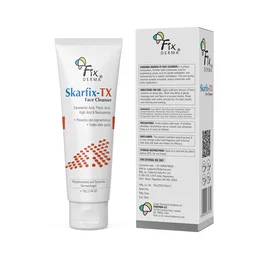 Fixderma Skarfix-TX Face Cleanser with Tranexamic Acid, Kojic Acid & Niacinamide | Advanced Pigmentation Face Wash | Brightens, Evens Skin Tone | Suitable for All Skin Types - 75gm