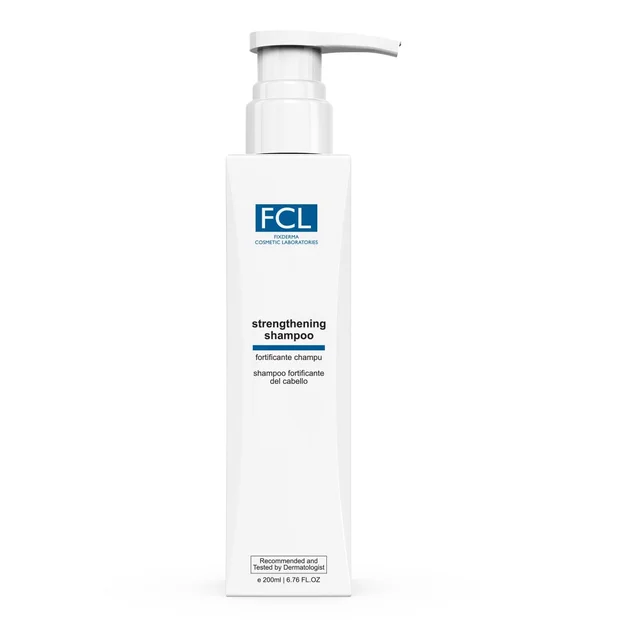 Fixderma Cosmetics Laboratories Fixderma Strengthening Shampoo 200ml | Strengthens Hair | Controls Hair Fall | Reduces Frizz | Promotes Hair Growth | Cleans Scalp | Mild Shampoo | Paraben & Sulphate Free