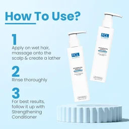 Fixderma Cosmetics Laboratories Fixderma Strengthening Shampoo 200ml | Strengthens Hair | Controls Hair Fall | Reduces Frizz | Promotes Hair Growth | Cleans Scalp | Mild Shampoo | Paraben & Sulphate Free