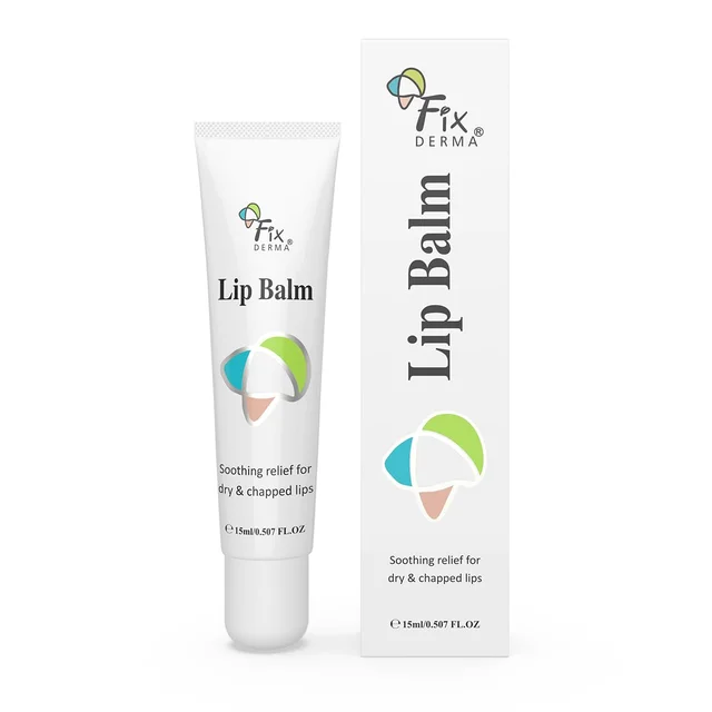 Fixderma Vitamin C & E Lip Balm 15ml for Men & Women | Pigmented & Dry Lips | Softening, Deep Hydration & Nourishment | Brightens Dark Lips & Evens Lip Tone