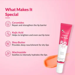 Fixderma Vitamin C & Vitamin E Lip Balm 15ml for Women & Men | Lip Balm for Dark, Dry & Chapped Lips | Nourishing Lip Care Gloss | Hydrates, Softens & Brightens Lips